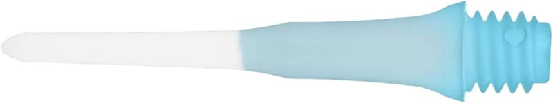 LSTYLE Dart Tips: Original Lippoint - Soft Tip Dart Points - 2BA Thread - Regular Length - 2 Tone Light Blue - Image 1