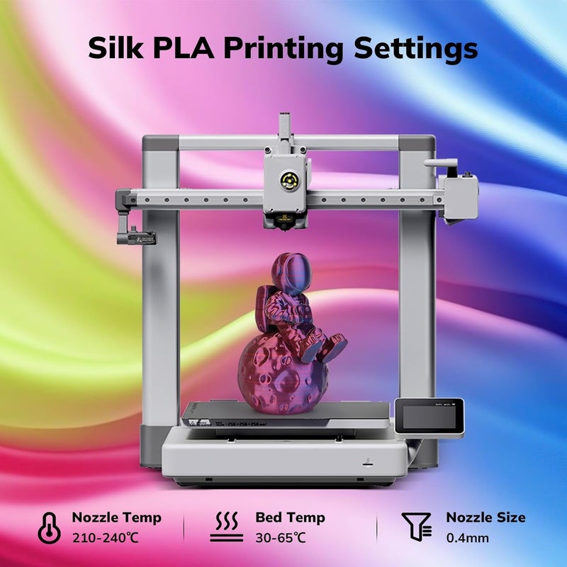 Market mainstream color picks PLA Filament for 3D Printer, Triple Color Coextrusion PLA Filament 1.75mm, Bright Red Silk Yellow Blue 3D Printing Filament 1kg All consumer tier purchase options - Image 4