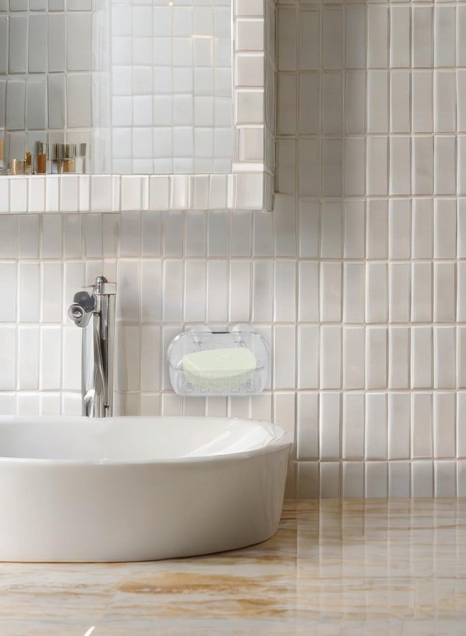 Home Basics Utility Shower and Bath Caddy with Suction Cups (Soap Dish) - Image 2