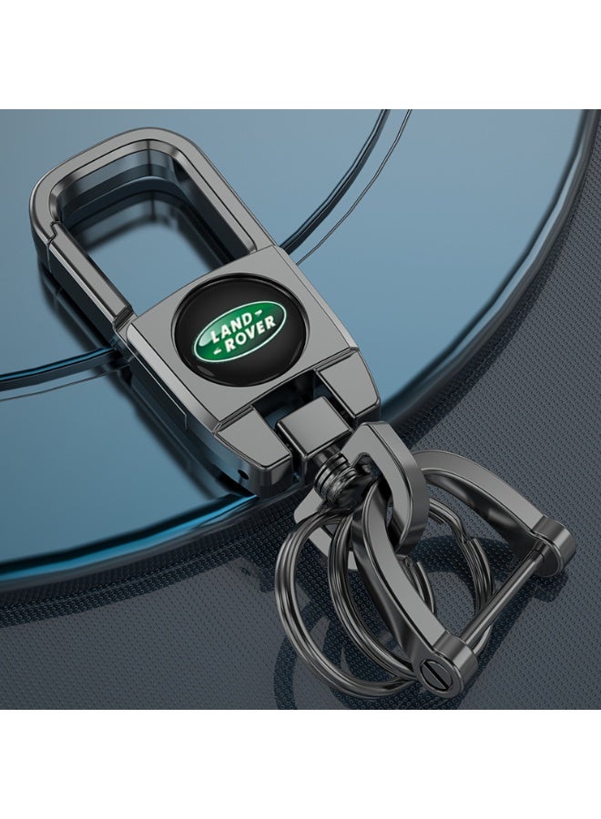 لاند روفر بريميوم سلسلة المفاتيح القفل سلسلة مفاتيح السيارة العربة المتجولة الأرضية - Image 1