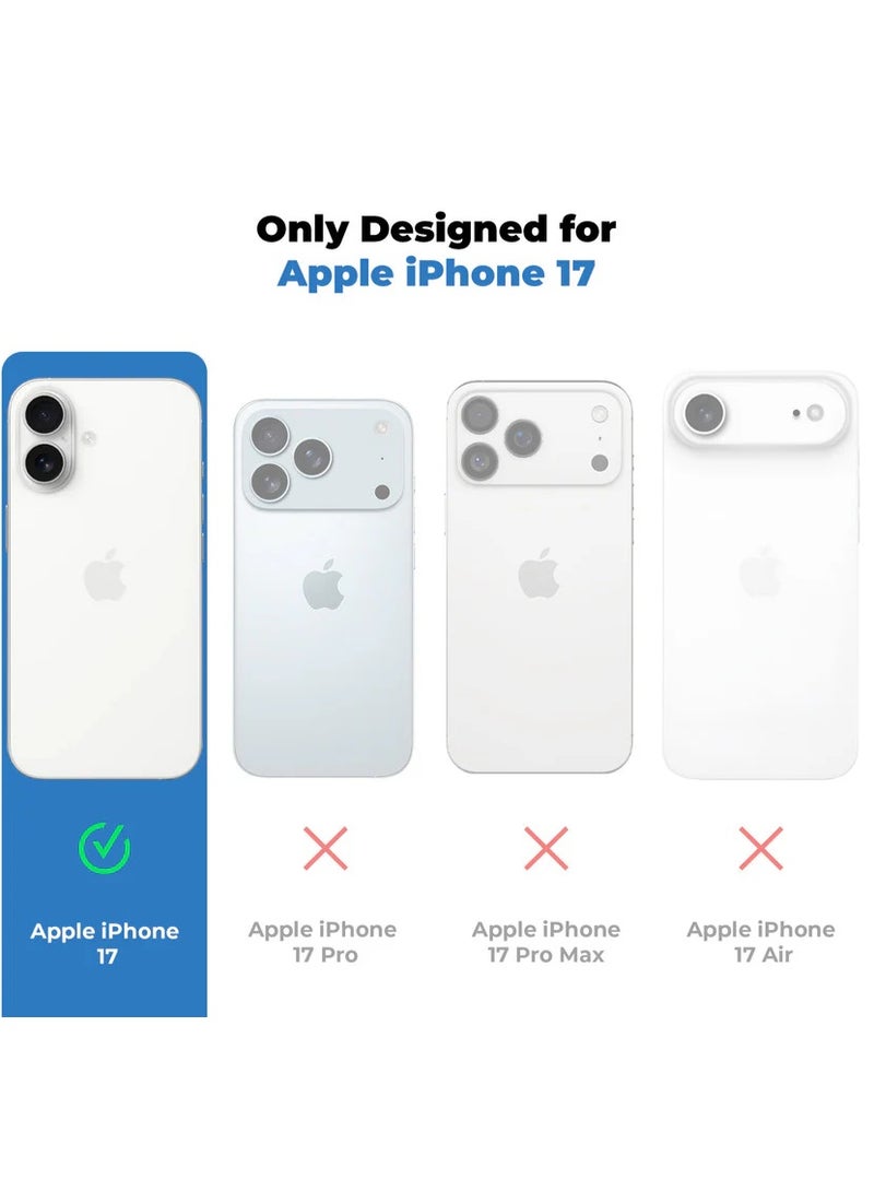 Houmt iPhone 17 Clear Case Cover Not-Yellowing Case with Bumper Drop Protection Shockproof Protective Phone Cover For iPhone 17 - Image 2