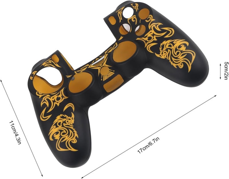 Wendry Silicone Cover for Controller, Skin Grip Shell Cover for Controller, Easy Install or Remove Soft Cover, Case Protector Compatible for (Yellow) - Image 3