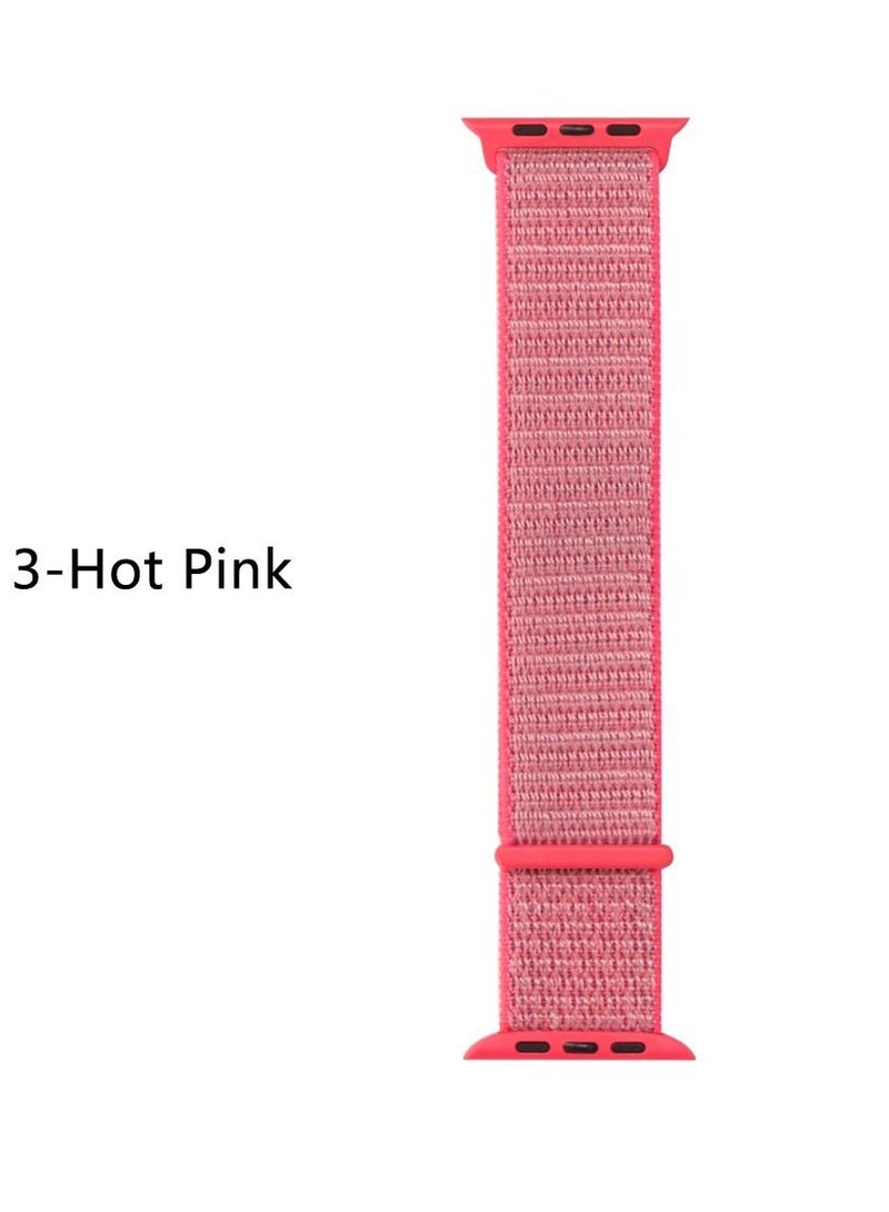 Nylon Sport Band for Apple Watch 45mm 44mm 40mm, Soft Replacement Strap for iWatch Series 7/6/ SE/ 5/4/3/2/22 - Image 2