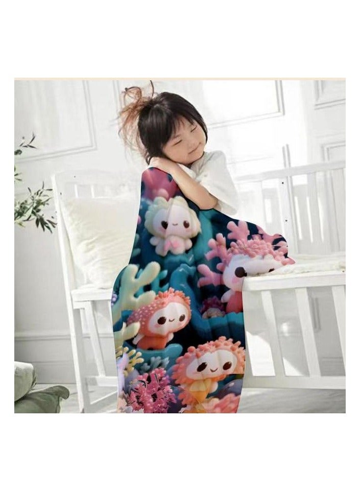 general Flannel thin blanket (warm and comfortable, suitable for sleep, gaming, dust removal and sandproof) 150cm*200cm - 1109 - Image 4