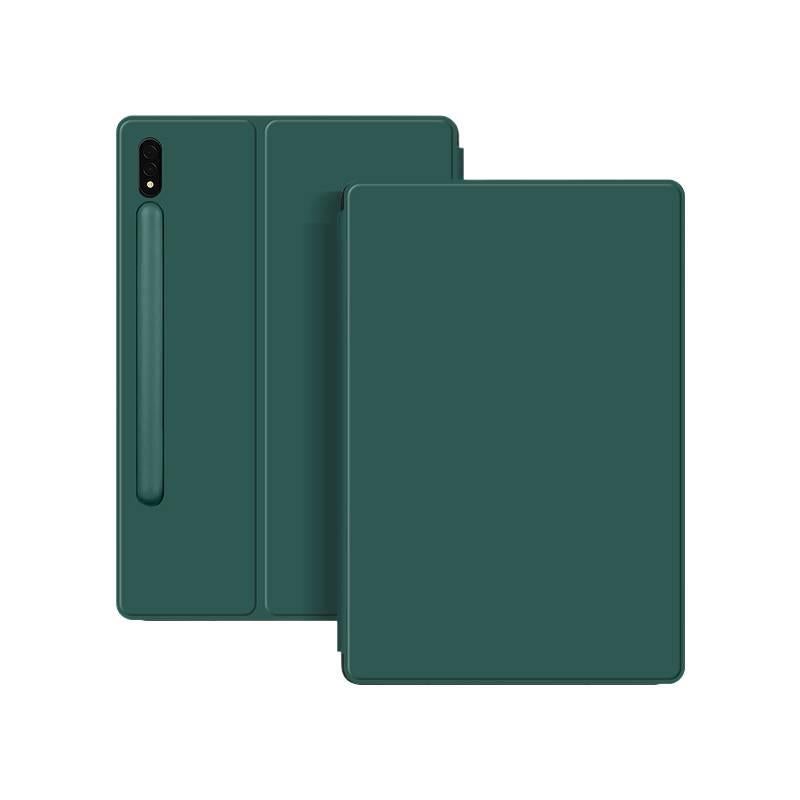 DGG Green Samsung Tab Folio Case Compatible with Samsung Galaxy Tab S10 Lite with Protective Cover Stand Function and Daily Tablet Carry - Image 1