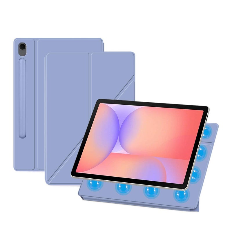 DGG Green Samsung Tab Folio Case Compatible with Samsung Galaxy Tab S10 Lite with Protective Cover Stand Function and Daily Tablet Carry - Image 3