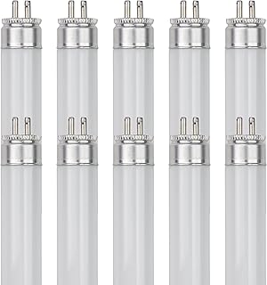 Sunlite 05061-SU F8T5/DL 8-Watt T5 Linear Fluorescent Light Bulb with Mini Bi Pin Base, 6500K, 10-Pack - Image 1