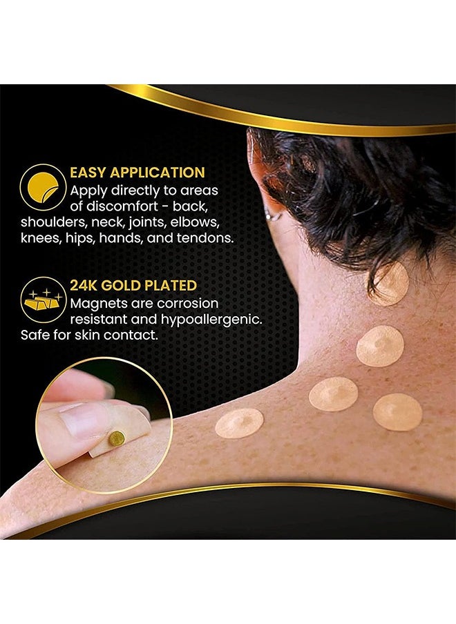 Ocean Magnetic Acupressure Patches, Ultra Strength Healing Magnets for Body & Pain Relief, 3000 Gauss Acupressure Magnetic Plaster (5 Pack)  - Image 4