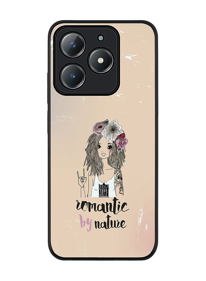Stylizedd For Realme C63 / Realme C61 4G Case,Slim fit Camera Protection, Shockproof Thin Phone cover  - Romantic by Nature - Image 1