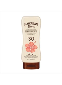 Hawaiian Tropic Sheer Touch Lotion Sunscreen, Moisturizing Broad-Spectrum Protection, SPF 30, 8 Ounces  - Image 1