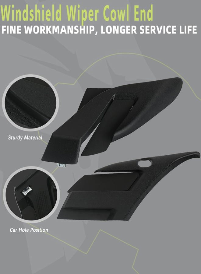 HONFQP New Windshield Wiper Cowl End For Chevrolet Silverado/GMC Sierra 1999-2007/ Suburban/Tahoe/Yukon/ 2000-2006/ Avalanche/Cadillac Escalade 2002-2006 Accessories Parts Replaces 15287177 15287178 - Image 3