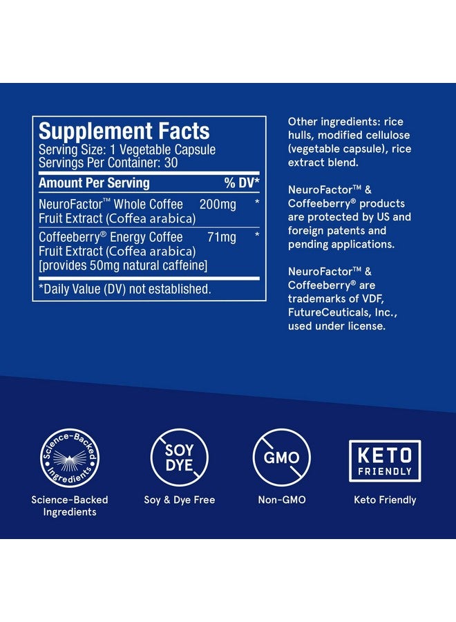 Bulletproof Energy and Focus Capsules, 30 Count, Natural Source of Caffeine Supplement for Memory and Clarity (Formerly NeuroMaster) - Image 2