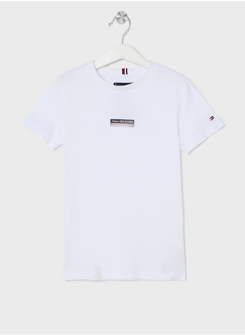 تومي هيلفيغر Youth Monotype Essential Regular T-Shirt