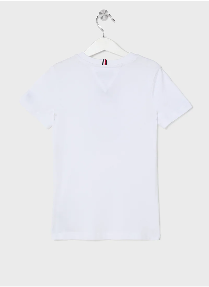 تومي هيلفيغر Youth Monotype Essential Regular T-Shirt