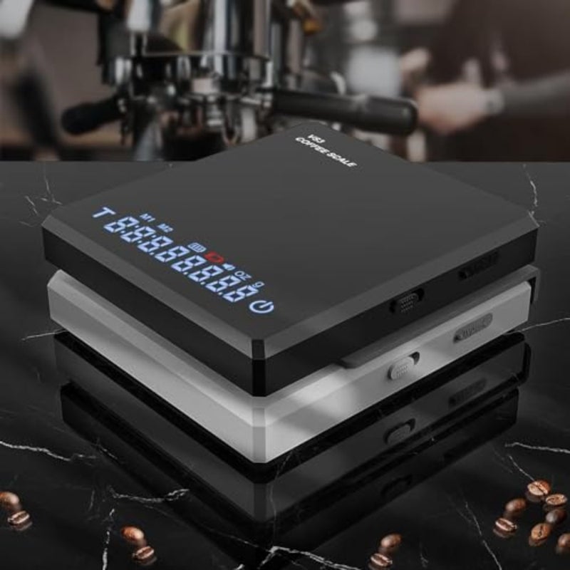 Digital Mini Coffee Scale with Timer, Portable 2kg/0.1g High Precision Rechargeable Drip Espresso Scale with Tare Function, LED Display, Espresso Scale, for Pour-Over Coffee Black - Image 4