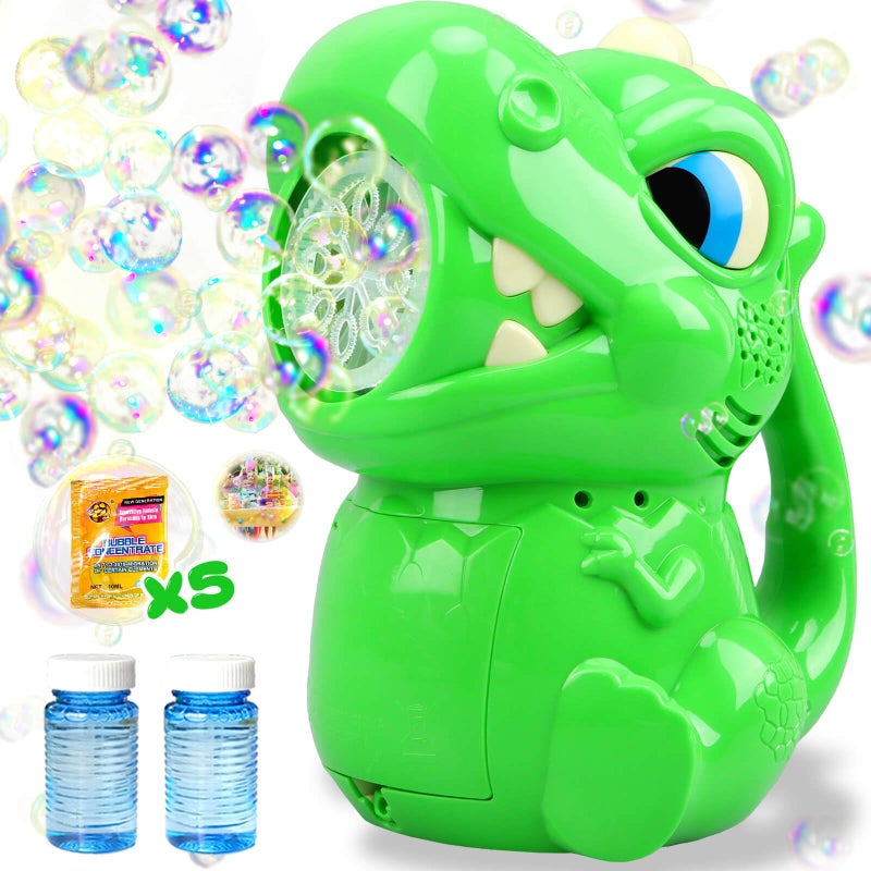 Britik Bubble Machine for Kids 3 4 5 6 Years Old Boys Bubbles Toys Dinosaur Bubble Machine Bubble Guns for Kids Ages 48 Outdoor Toys Gift for 3 4 5 6 7 8 Years Old Boys Girls - Image 3