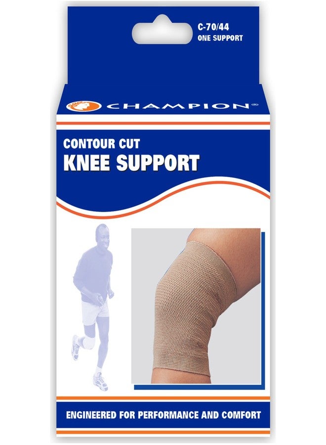 CHAMPION C-70 Contour Cut Knee Support, Beige, Medium - Image 5