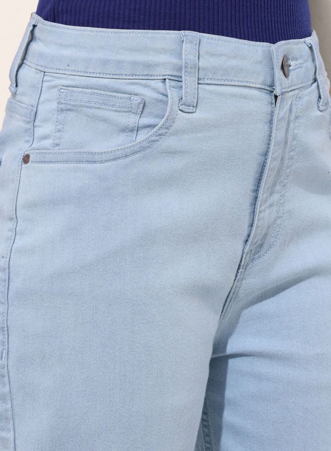 Freehand Women Straight Fit Solid Mid Rise Jeans - Image 5