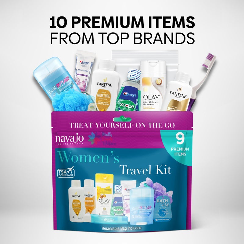 Handy Solutions 9 Piece Resealable Women's Travel Kit - Image 5