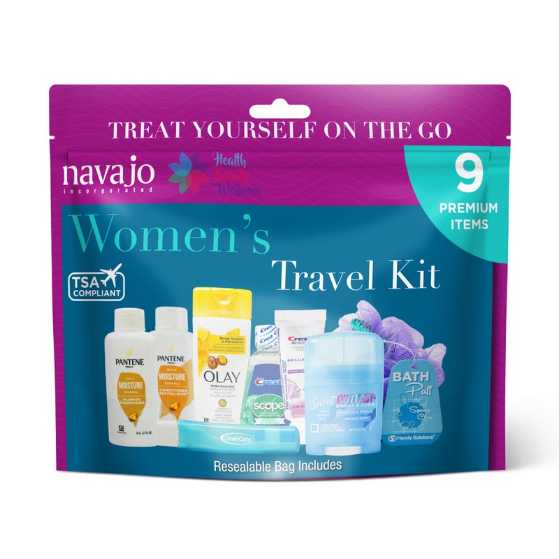 Handy Solutions 9 Piece Resealable Women's Travel Kit - Image 3