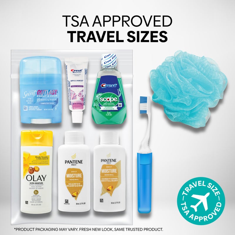 Handy Solutions 9 Piece Resealable Women's Travel Kit - Image 2