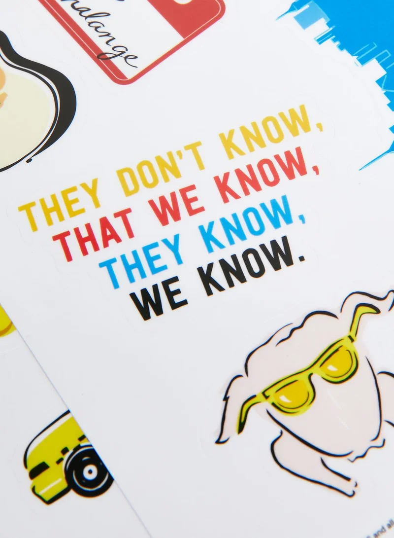 Friends Friends How You Doin'  Stickers