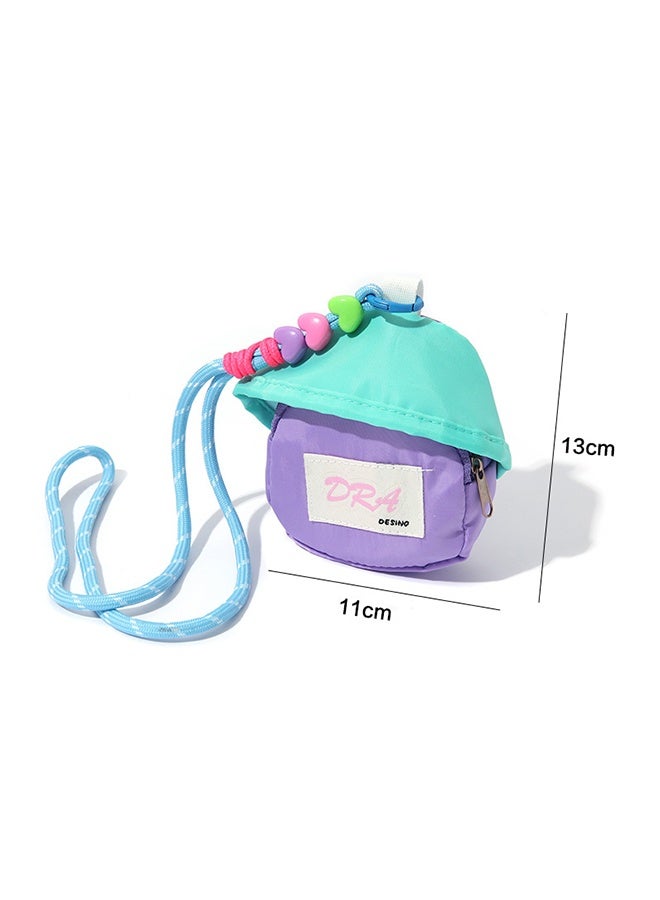 Portable Strap for Small Mobile Phone Items, Crossbody Phone Lanyard with Mini Backpack Wallet - Image 2