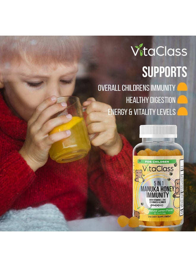 Vitaclass - 5-in-1 Manuka Honey Immunity Gummies For Chidren - 60's - Image 5