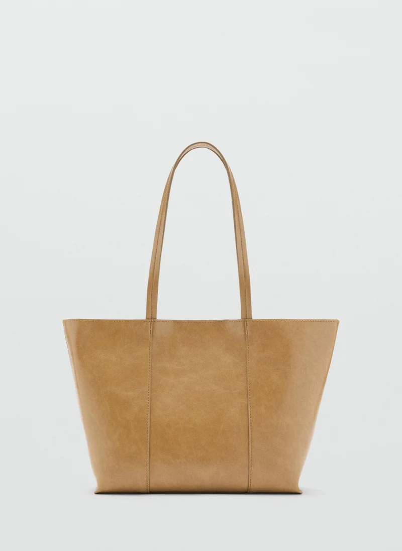 MANGO Medium shopper bag