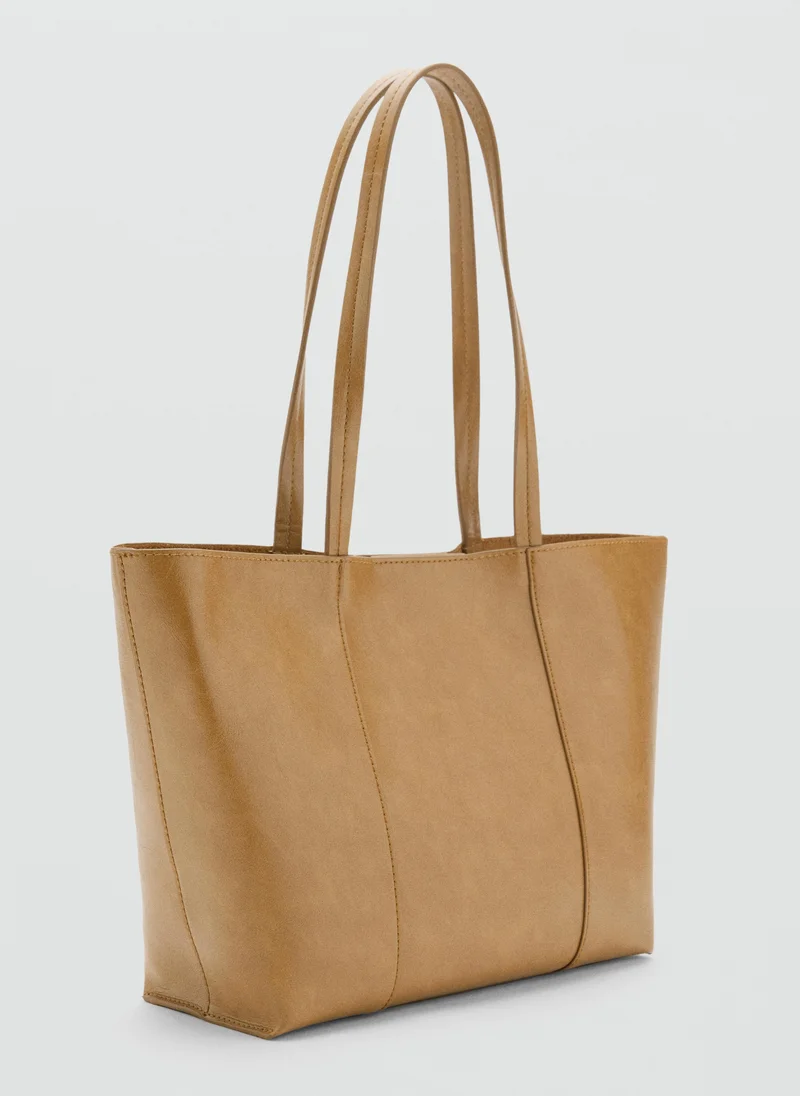 MANGO Medium shopper bag