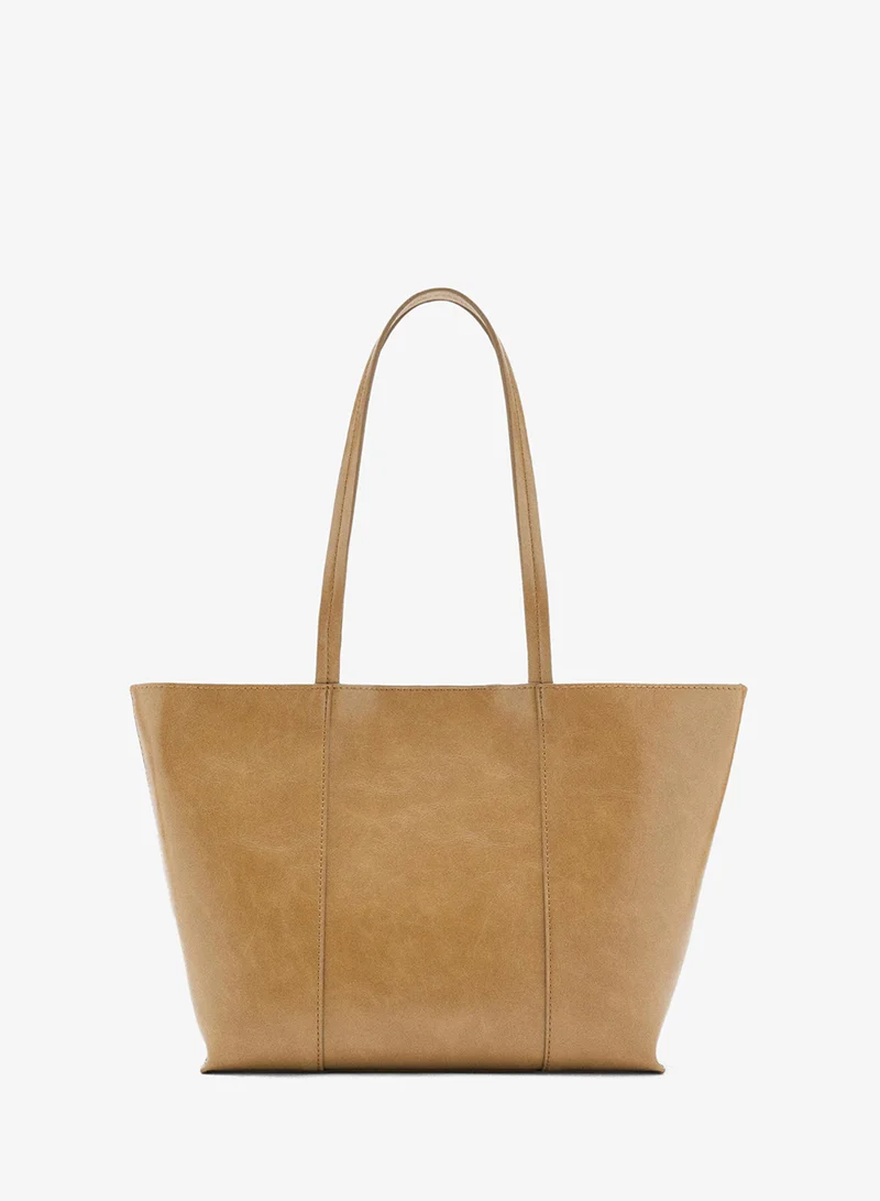 MANGO Medium shopper bag