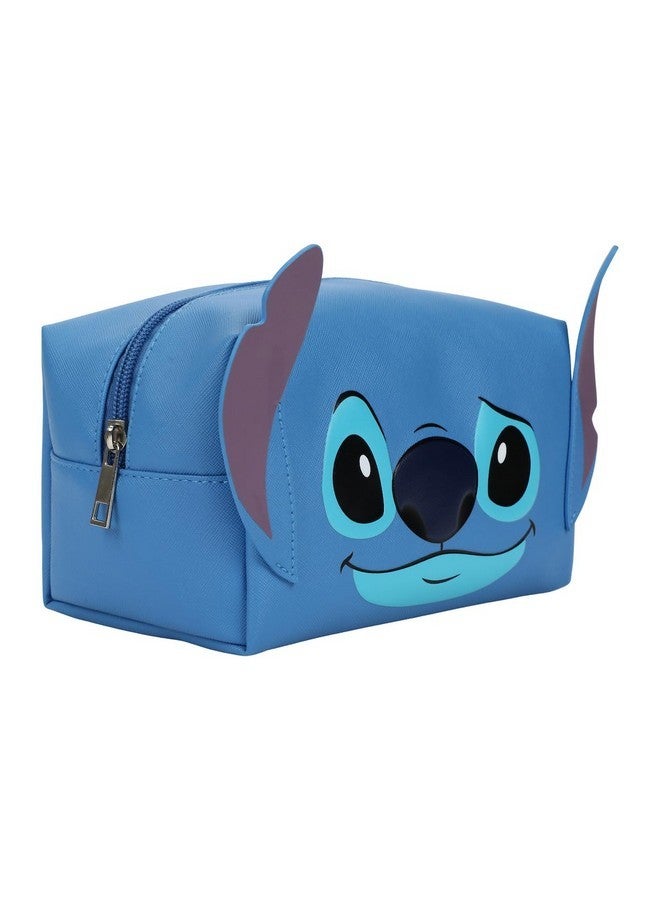 Bioworld Lilo & Stitch Stitch Face Cosmetic Bag With 3D Ears - Image 3