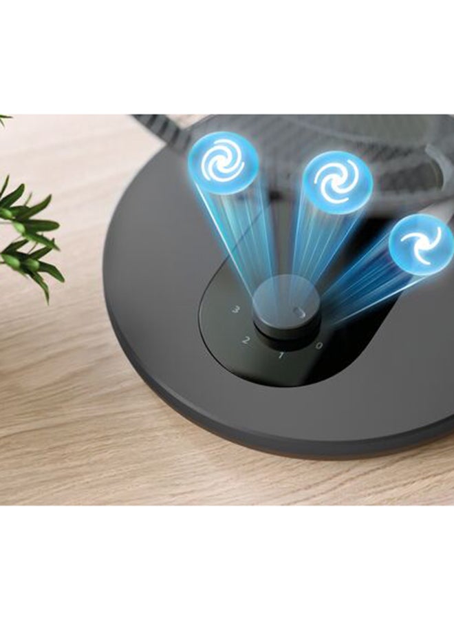Philips CX1030/01--Philips Table Fan 1000 Series, Strong airflow up to 2000 m3/h, 3 speeds for personalized comfort, Head diameter 35cm, Quiet cooling at 35 dB, Automatic rotation & tilting. CX1030/01 black - Image 5