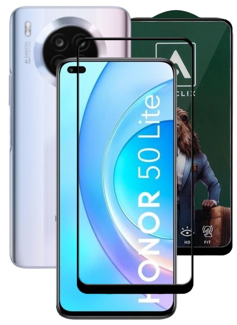 ACLIX Antistatic ESD Dustproof Premium Quality High Definition Tempered Glass Screen Protector Designed For Honor 50 Lite - Image 1