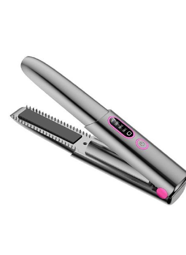 Joshberg 2 in 1 Hair Straightener and Curler,Wireless Ceramic Flat Iron with 4 Heat Settings Up to 240°C Temperature with Fast Heat-Up Time 30,Grey  - Image 2