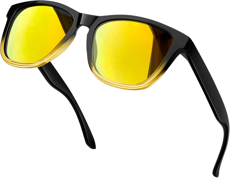 KANASTAL Polarized Sunglasses for Men, Classic Mens Sun Glasses Square, Lightweight Shades for Women 100% UV400 Protection Driving Fishing Outdoor Activities - Image 1