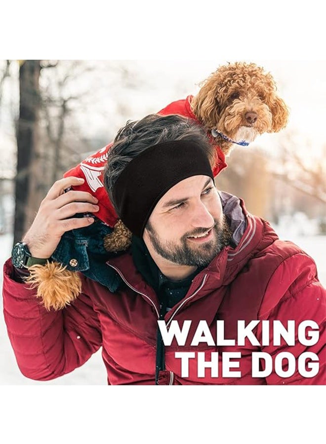 Fleece Ear Warmers for Men Women Kids - Winter Headband Ear Muffs Ear Covers for Cold Weather Running Cycling Ski - Image 4