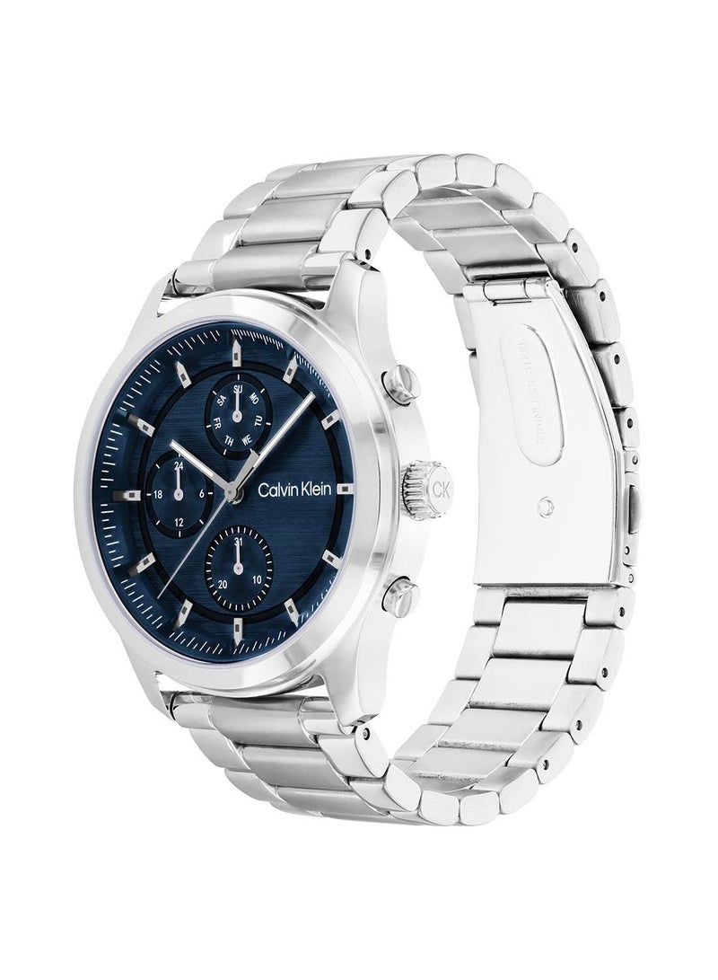 CALVIN KLEIN ساعة يد رياضية متعددة الوظائف للرجال من الستانلس ستيل - 25200208 - Image 2