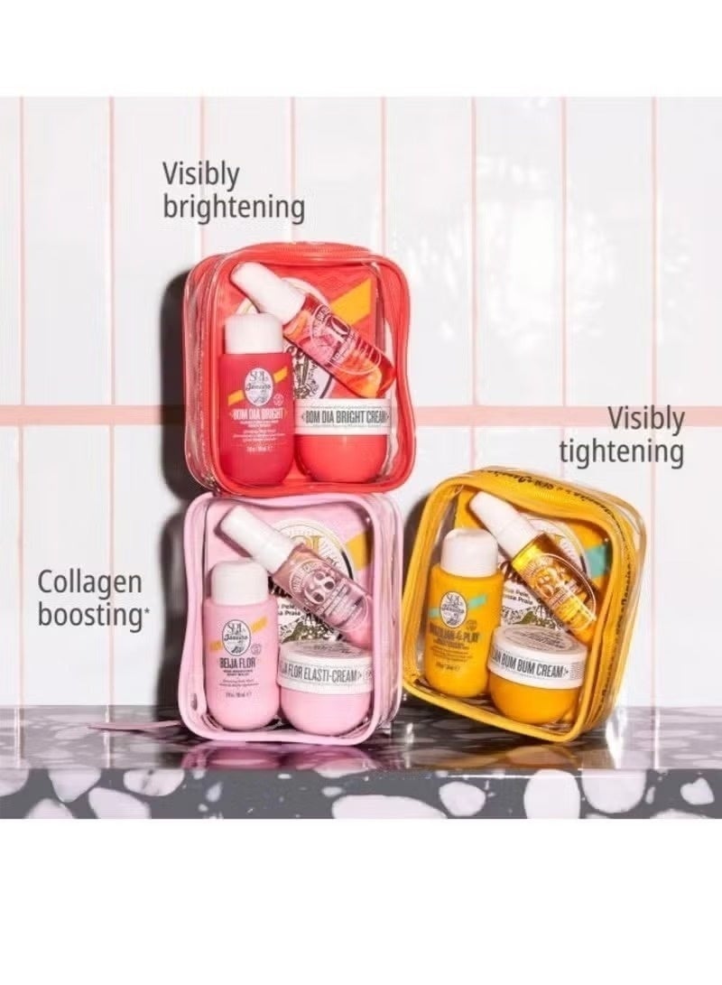 Sol de Janeiro Bom Dia Bright Jet Set – Cheirosa ’40 Travel Trio (AHA BHA Body Cream, Clarifying Body Wash & Fragrance Mist)-Luxury Brightening Body Care Gift Set for Women - Image 3