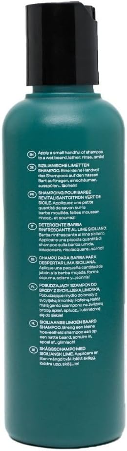 Men Rock Oak Moss Beard Wash 100ml Soothing Formula for Softening Moisturizing Beard Reduces Itch Dandruff Hydrates Skin - Image 2