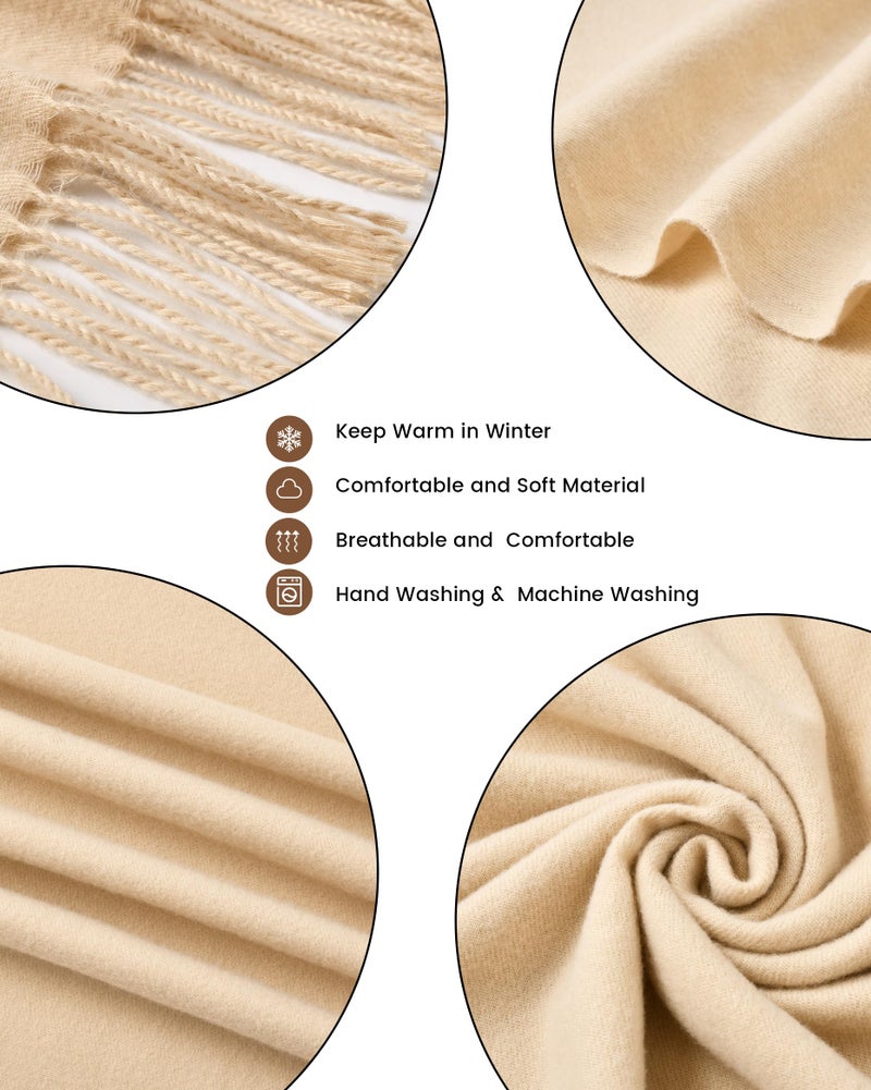 Premillow Winter Scarfs for Women, Women's Scarves & Wraps, Classic Pashmina Shawls and Wraps, Cashmere Feel Scarfs for Women, Long Blanket Scarf - Image 4