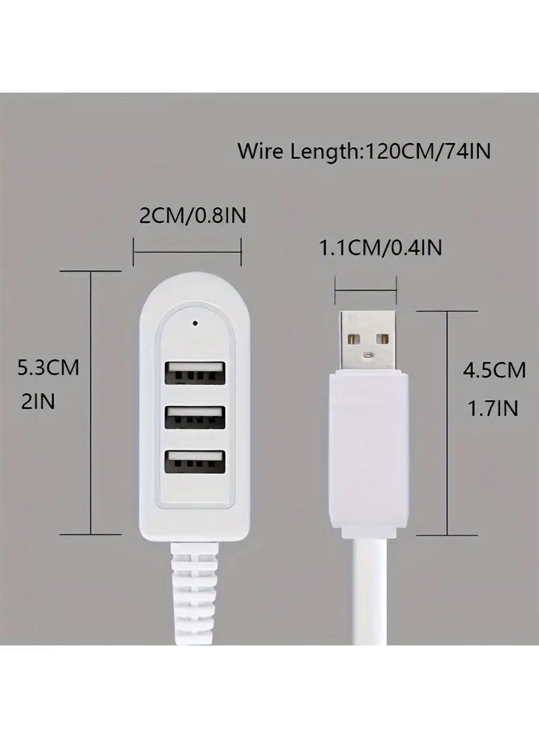 Home Clearance Sale 120CM/74IN 3usb Hub Multifunctional Converter Hub Expansion Dock  - Image 4