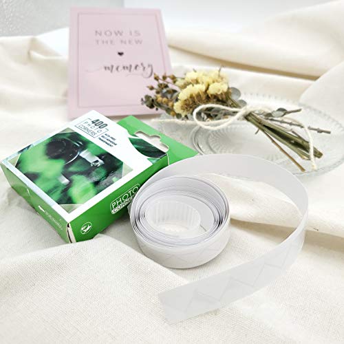 MeFacys Photo Corners 400 Pcs Clear Self-Adhesive Picture Mounting Corner Stickers for DIY Scrapbook, Album, Journal, 400 Pcs/Pack. - Image 2