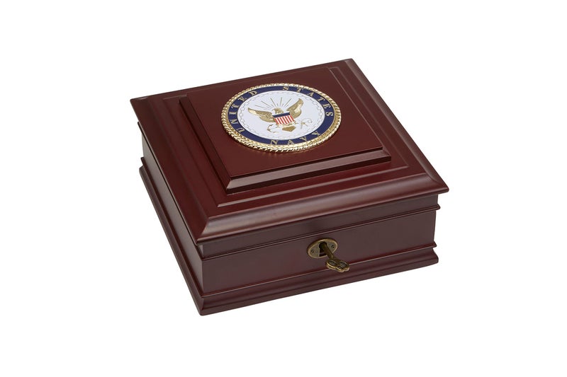 Allied Frame US Navy Medallion Desktop Box