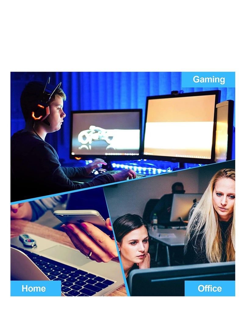 SYOSI - USB Heated Mouse Pad Hand Warmer, Ergonomic Heating Gaming Mouse Pad Mat, with Wrist Rest for Office Home Computer Laptop, Non-Slip Rubber Base, Small Desk Mousepad Gift, Made of Neoprene - Image 1