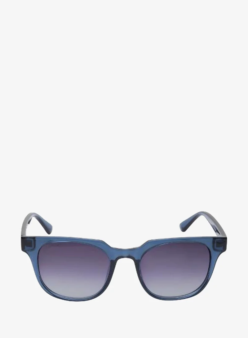 fastrack Polarized Sunglasses Blue Frame Smoke Mirror Lens 50mm  - P467BK9PV