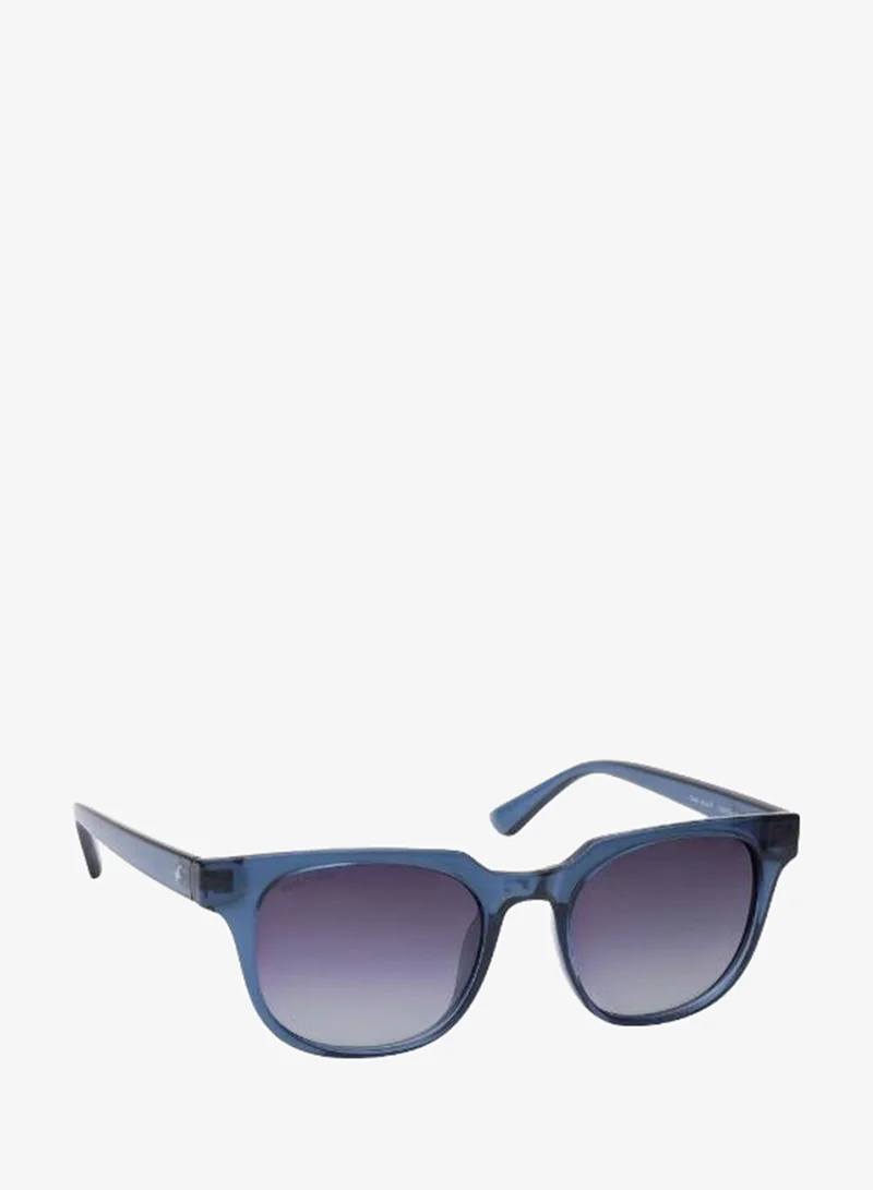 fastrack Polarized Sunglasses Blue Frame Smoke Mirror Lens 50mm  - P467BK9PV