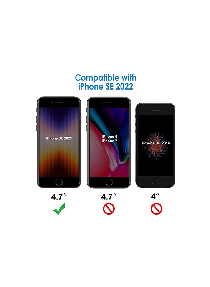 جي تيك واقي شاشة JETech لهاتف iPhone SE 3 (2022 الإصدار الثالث) مقاس 4.7 بوصة، طبقة من الزجاج المقوى، 3 عبوات - Image 5