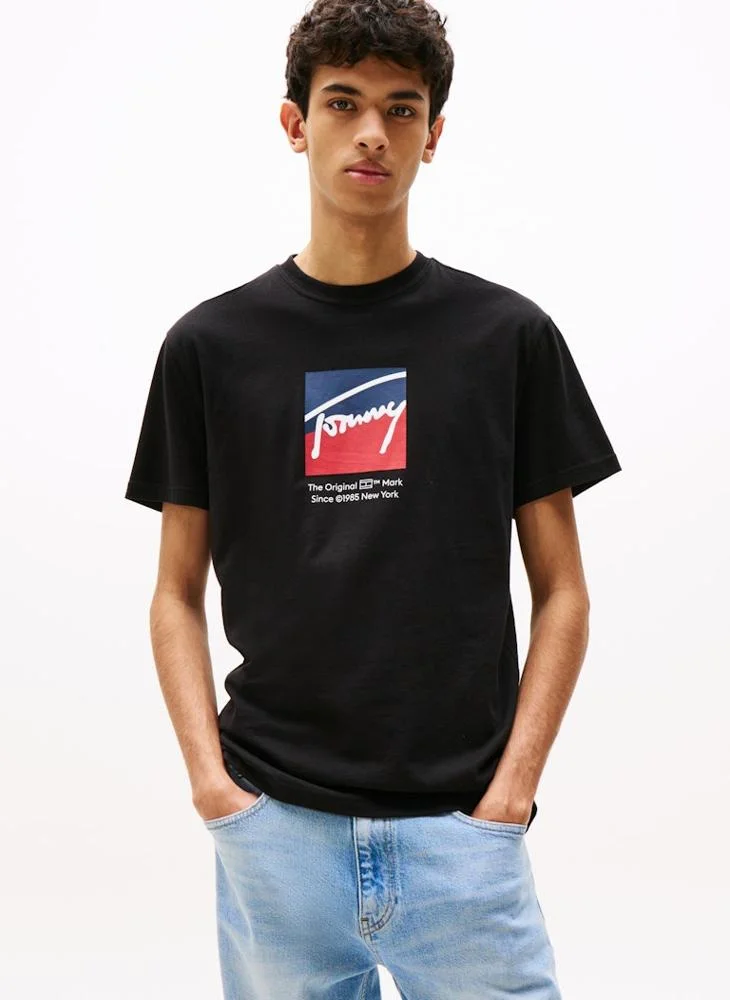 تومي جينز Regular Fit Short Sleeve T-Shirt