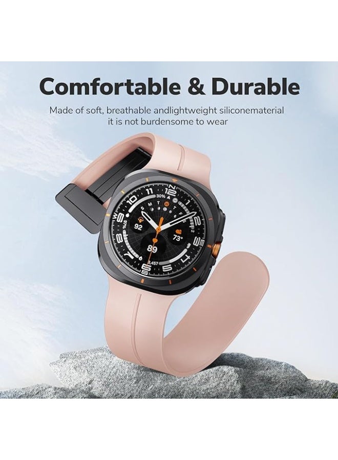 لساعة سامسونج جالاكسي واتش 7 ألترا باند 47 مم، حزام رياضي من السيليكون الناعم من المحيط لساعة جالاكسي واتش ألترا باند - Image 3